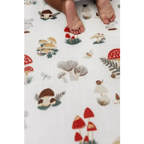 Mushroom Crib Sheet – Clementine Kids