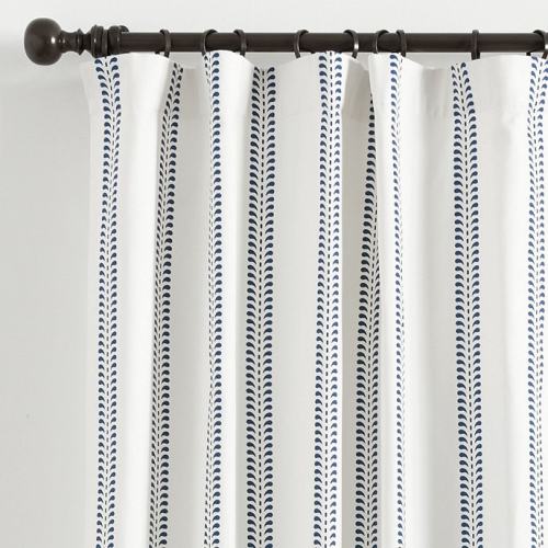 Hollis Ditsy Stripe Drapery Panel