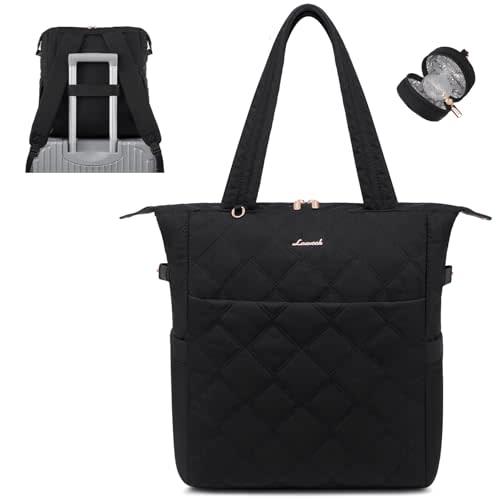 LOVEVOOK Diaper Bag Backpack,Diaper Bag Tote for Mom Dad with Changing Pad,Insulated Pockets, Convertible Lightweight Mom Backpack with Pacifier Case(Black)