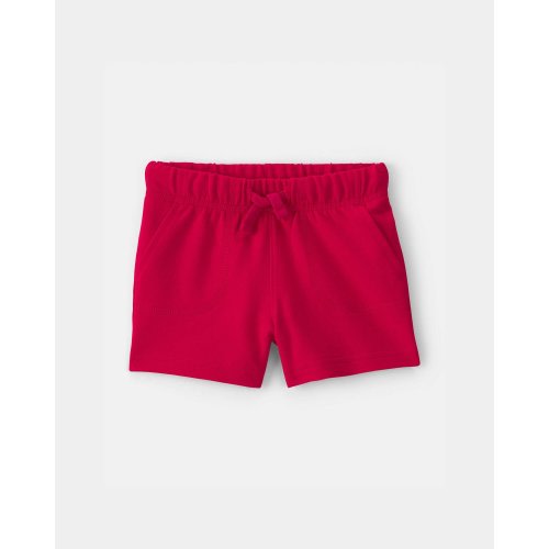 Baby Boy French Terry Shorts - Red | Carter's