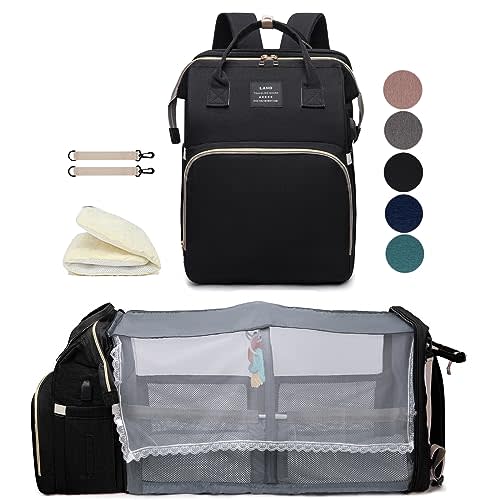 Black boy Diaper Bag Backpack: Baby toddler Bags with Changing Station for Women Men Girls Mom Dad Large Travel Backpack Paaleras Modernas Para Bebe Nia Nio Newborn Essentials Baby New Born Gift