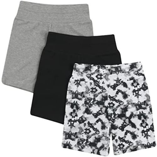 Hanes unisex-baby Shorts, Ultimate Flexy Knit, Baby & Toddler, 3-pack