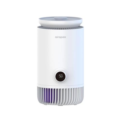 2 in 1 Air Purifier and Evaporative Humidifier Combo for Bedroom, H13 True HEPA Filter, Cool Mist-Free Air Humidifier evaporative WIFI Connect White