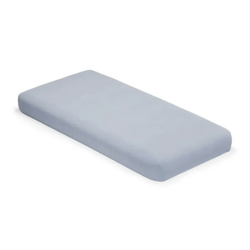 Breathable Muslin Crib Sheets | Washed Cornflower