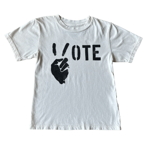 Vote For Peace White Tee
