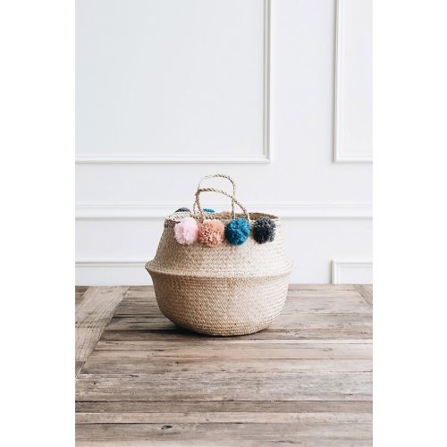 Roan Iris Rudy Pom Pom Belly Basket