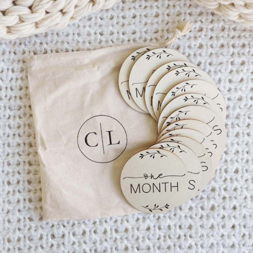 Monthly Milestone Wood Announcement | Leafy