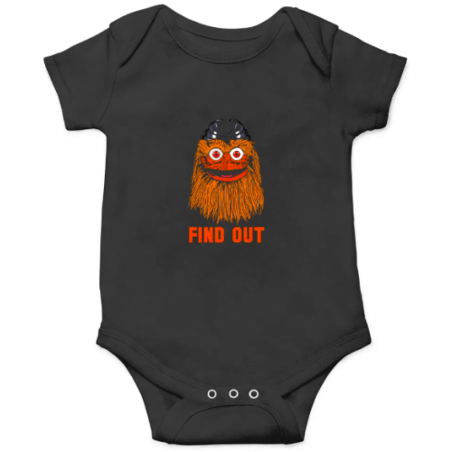 Find Out - Gritty - Onesies Kids's Short Sleeve Onesie 0-3M Royal sold by Steed Gathered | SKU 370725115 | Printerval