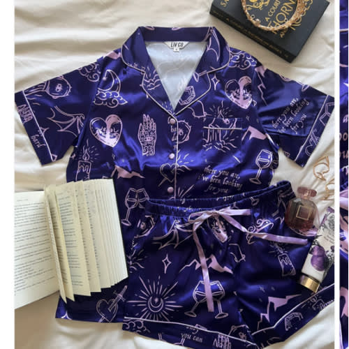 Court of Dreams Satin Shorts Pajama Set – Liv Co.
