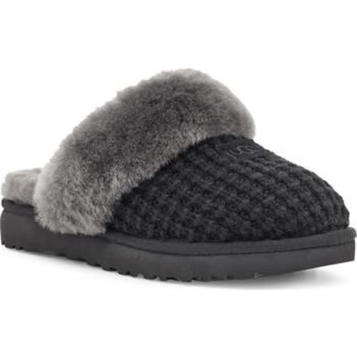 Cozy Knit Genuine Shearling Slipper (Women), 9