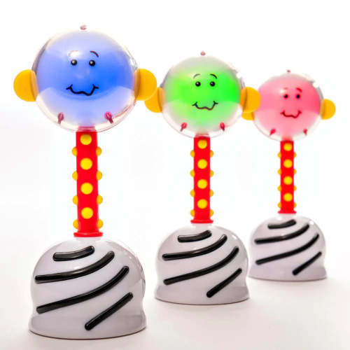 NogginStik Developmental Light-Up Rattle