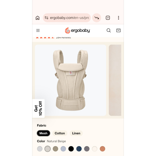 Shop Omni Deluxe Baby Carrier - NEW CARRIER | Ergobaby