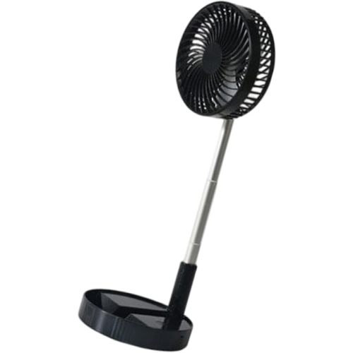 Foldable Fan, Adjustable Height, 4 Speed, Telescopic Stand, Compact Bedroom Dorm Cooling Relief