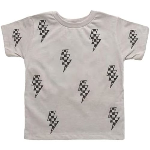 Holland Ave Boys Lightening Bolt Tee | Boys Shirts | Graphic Tee for Boys | Boys Summer Clothing