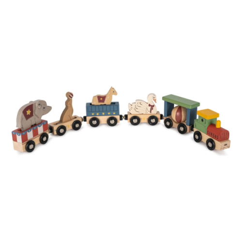 Circus wooden train