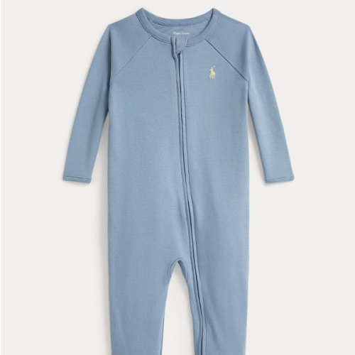 Cotton Interlock Footed Coverall