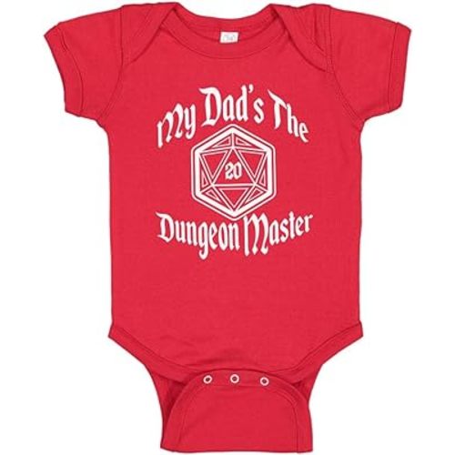 My Dad's The Dungeon Master Baby Bodysuit/Toddler T-Shirt RPG Baby Clothing