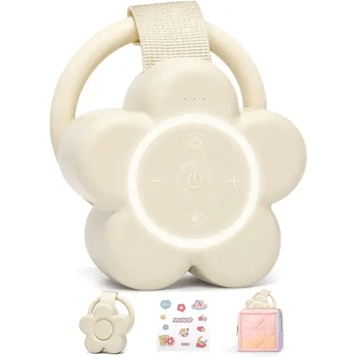 2025 Mom's Choice Awards | Portable White Noise Sound Machine Baby | 25 Soothing Sounds | Rechargeable Travel Sound Machine Baby with Night Light | Newborn Essentials | Nursery, Home, Sleep Aid