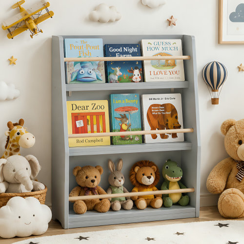 Isabelle & Max™ 3-Tier Kids Bookshelf For Toddler Kid Bookcase, Storage Book Rack | Wayfair
