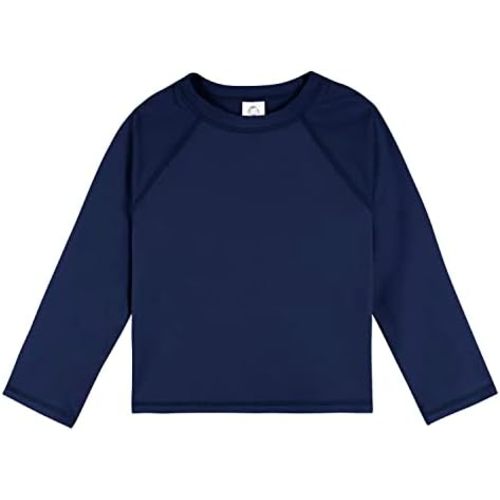 Gerber Unisex Baby Toddler UPF 50+ Long Sleeve Rashguard Swim Shirt