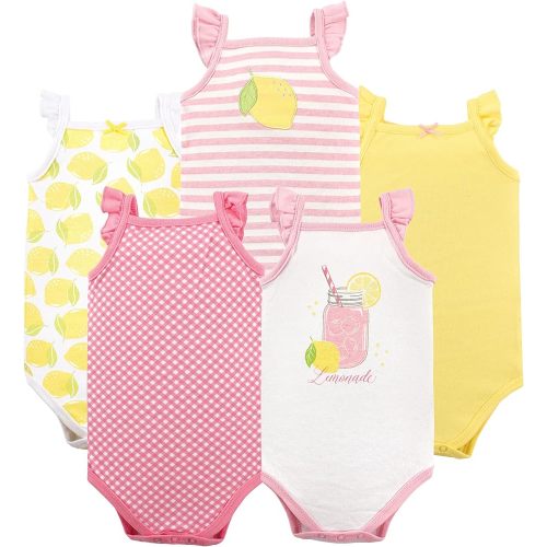 Hudson Baby Unisex Baby Cotton Sleeveless Bodysuits