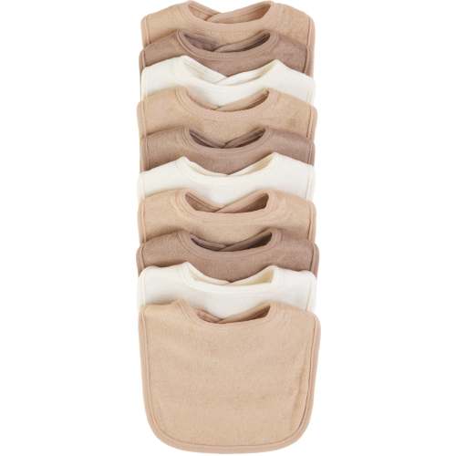 Babies' 10 Pack Plain Bibs