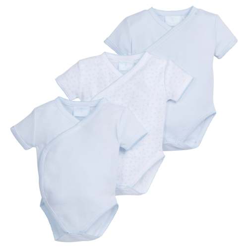 Set of 3 Onesies - Light Blue