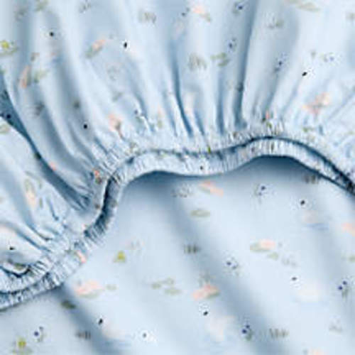 Enchanted Swan Organic Cotton Baby Crib Fitted Sheet
