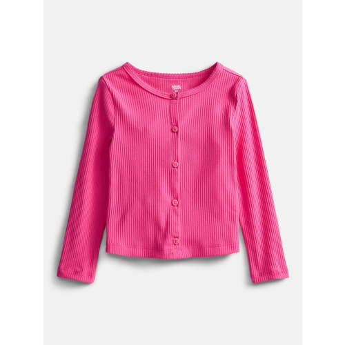 Wonder Nation Toddler Girls' Ribbed Cardigan with Long Sleeves, Sizes 18M-5T