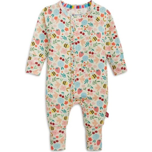 Honey Blossom Magnetic Convertible Footie, 0-3M