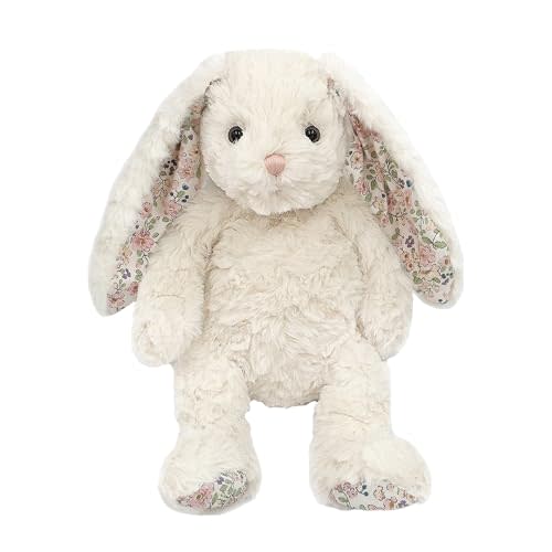 MON AMI Faith The French Bunny Plush Toy | 13-Inches Soft Stuffed Animal | Elegant Nursery Décor & Cozy Companion | Plush Gift for Easter, Baby Showers, Birthdays & Home Accents