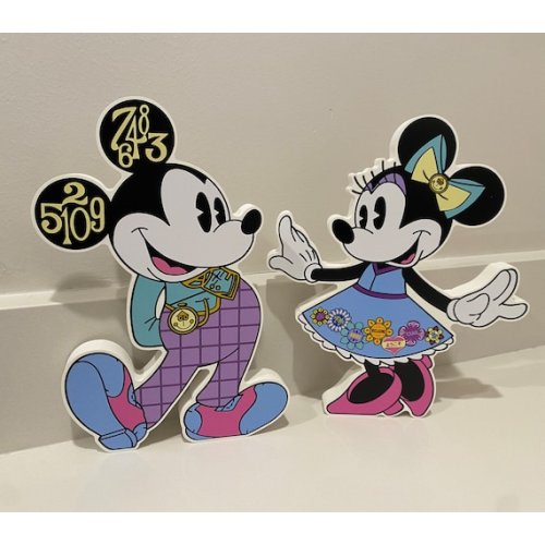 Mickey and Minnie Small World Attraction Disney Decor Park Attractions - Etsy