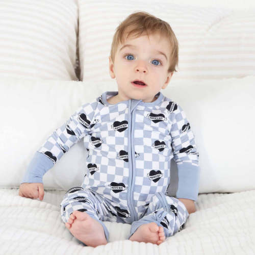 Mama's Boy Convertible Zip Romper | Caden Lane