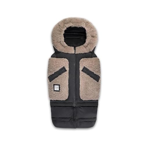 7AM Enfant Stroller Blanket 212 - Adjustable Baby Car Seat Zipped Blanket for Babies Winter, Unisex Multi Purpose Fleece Lined Warm Hooded Toddler Footmuff Water Repellent | (6M - 4T)