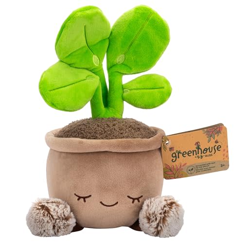 Greenhouse by Russ 12-Inch Pilea Plant Plush - Ultrasoft Official Jazwares Plush - Ages 3+