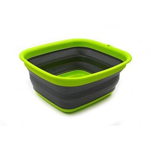 SAMMART Collapsible Wash Tub - Foldable Dishpan