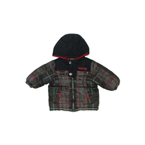 Used Pacific Trail 100% Polyester Plaid Black Jacket 3-6 MO / 6 MO