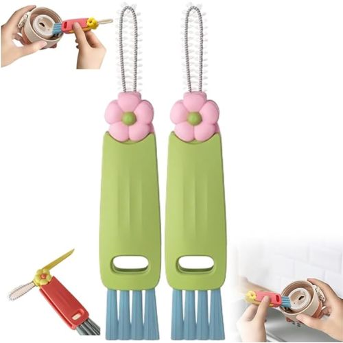 3 in 1 Multifunctional Insulation Bottle Cleaning Brushes - Home Kitchen Cleaning Tools for Cups
