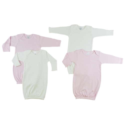 Bambini Infant Gowns - 4 Pack