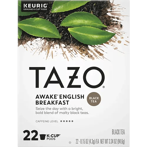 TAZO K-Cups for Bold Traditional Breakfast-Style Black Tea, 22 Tea Bags
