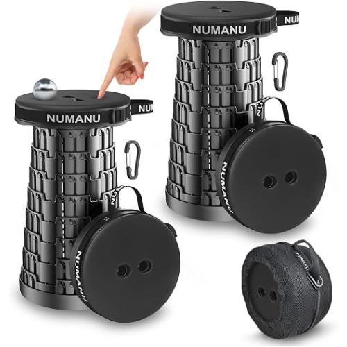 NUMANU Padded Collapsible Stool for Adults 2 Pack
