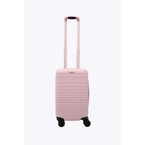 BÉIS 'The Small Carry-On Roller' in Atlas Pink - Pink Small Carry-On Luggage & Lightweight Rolling Suitcase
