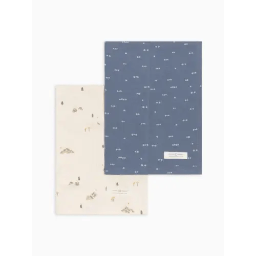 2-Pack Burp Cloths - Tridot + Hiking