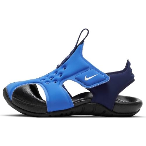 Amazon.com | Nike Baby Boy's Sunray Protect 2 (Infant/Toddler) Signal Blue/White/Blue Void/Black 5 Toddler M | Sandals