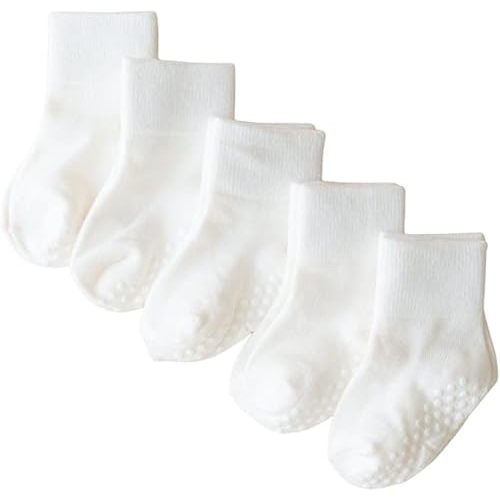 KYTE BABY Quarter Socks Combo 5-Pack w/Grips