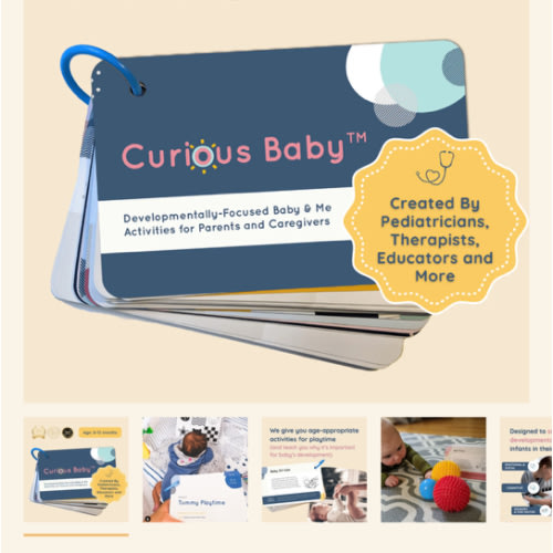 Infant Learning Cards - Curious Baby™ Activity Cards – Curious Baby Cards