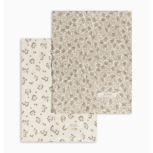 2-Pack Muslin Burp Cloths