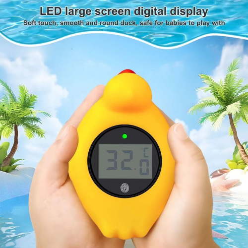 Baby Duck Baby Thermometer, The Infant Baby Bath Floating Toy Safety Temperature Water Thermometer