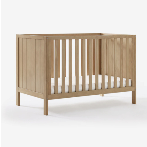 GREENGUARD Gold Certified |HARPPA Grevia | 5-in-1 Convertible Wooden Baby Crib – Compact Crib for Apartments, Newborn & Infant Bedding Solution, Ideal for Small Spaces