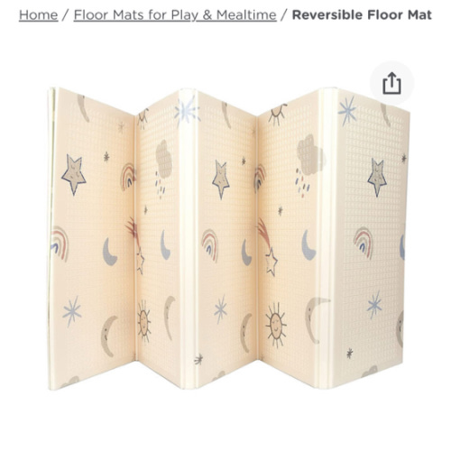 Reversible Floor Mat | Rainbow and Sky